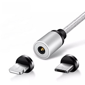 Mua Cáp Sạc Từ Hít Nam Châm 2.4A Elough Model E360 2in1 Lightning Và MicroUSB Chính Hãng Phân Phối