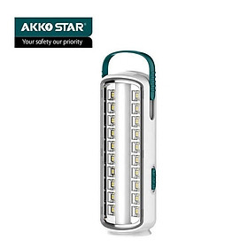 ĐÈN PIN LED SẠC TÍCH ĐIỆN 8W 50202 AKKO STAR   - HÀNG CHÍNH HÃNG