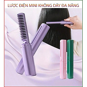 Lược Điện Chải Thẳng Tóc Mini Không Dây Đa Năng