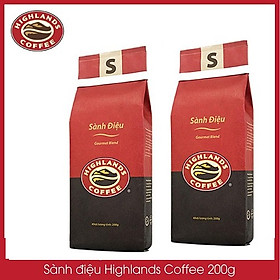 BÁO GIÁ Cà Phê Sành Điệu Highland | Shopee Lazada Sendo Tiki mới nhất 48 Combo 2 gói Cà phê rang xay Sành điệu Highland Coffee 200g