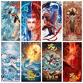 Poster 8 tấm Natra Ma đồng giáng thế anime chibi tranh treo album ảnh in hình đẹp (MẪU GIAO NGẪU NHIÊN)