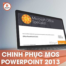 Hình ảnh Khóa học online Chinh phục chứng chỉ MOS POWERPOINT 2013 Tin học Cộng