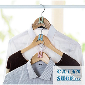 Mua Combo 10 móc phụ tiết kiệm diện tích sử dụng cho tủ quần áo  móc áo mini đa năng Sắp Xếp Ngăn Tủ (giao màu ngẫu nhiên)