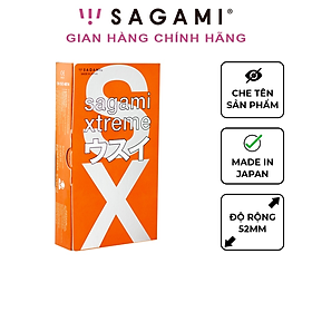Bao cao su Sagami Orange kiểu truyền thống hộp 10 chiếc