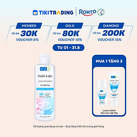 Nước tẩy trang sạch sâu dưỡng ẩm Hada Labo Micellar Water Hydrating 240ml