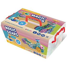 Đồ Chơi Lắp Ráp Bánh Răng Sáng tạo Junior Engineer Magic Gears - Gigo Toys #7460 (62 Mảnh Ghép)