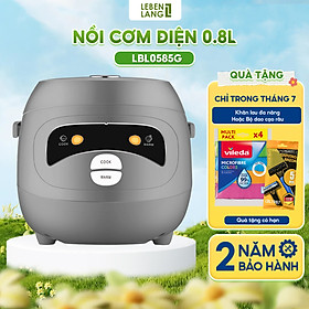 Mua Nồi cơm điện Lebenlang LBL0585  dung tích 1 lít  công suất 350W  thiết kế đơn giản  bảo hành 2 năm - hàng chính hãng