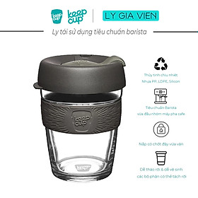 Mua Ly Thủy Tinh KeepCup Brew 12oz (355ml) Xuất Xứ Úc - Hoàn hảo cho cà phê espresso  macchiato hoặc piccolo