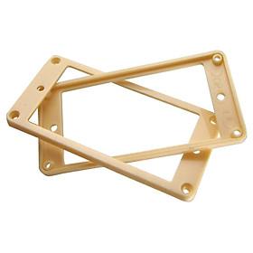 Humbucker Pickup Mounting  Frame for Electric Guitar  Beige