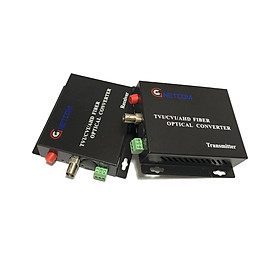 Mua Bộ chuyển đổi video sang quang 1 kênh GNETCOM HL-1V1D-20T/R-1080P (2 thiết bị 2 adapter cổng điều khiển) - Hàng Chính Hãng