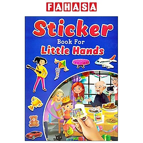 Sticker Book For Little Hands - Blue