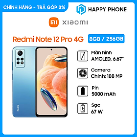 Điện thoại Xiaomi Redmi Note 12 Pro 4G (8GB/256GB) - Hàng chính hãng