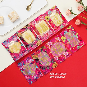 Mua TD65_Túi Đựng Bánh Kẹo  Cookie Hàn Miệng 7x10CM (Xấp 98-100 cáI) Đủ Mẫu Mới