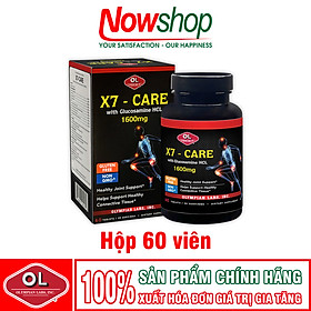X7-Care Olympian Labs hộp 60 viên bổ khớp tăng tiết dịch khớp giảm đau nhức khô khớp thoái hoá khớp