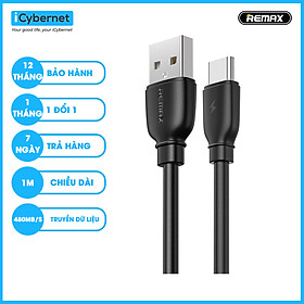 Cáp sạc và truyền dữ liệu 2.4A Remax RC-138a USB to TypeC - Hàng chính hãng
