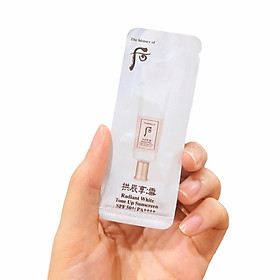 Combo 10 Gói Kem Chống Nắng Whoo Gongjinhyang Seol Radiant White Tone Up Sunscreen 1ml/gói