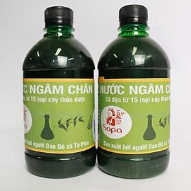 Combo 2 chai nước ngâm chân Dao Đỏ