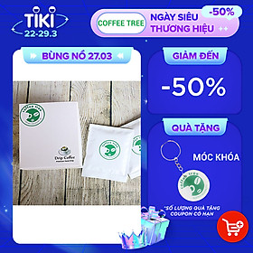 Cà phê túi lọc nguyên chất 100% loại hiện đại Coffee Tree đắng nhẹ, thơm nồng