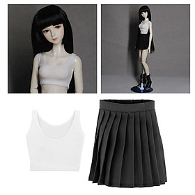 Dolls Clothes Pleated Skirt 1/3 BJD Dress Up Handmade Accessories No Doll