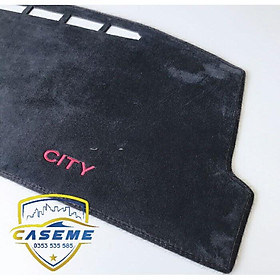 Hình ảnh Thảm Taplo Lông Cừu Xe Honda City 2014 2015 2016 2017 2018 2019 mẫu lông cừu có chống trượt