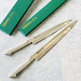 Mua Dao Bếp Nhật Bản Cao Cấp KATAOKA Brieto M11Pro: Yanagi M-1135 / 300mm & M-1122 / 240mm - Made In Japan Tsubame Sanjo