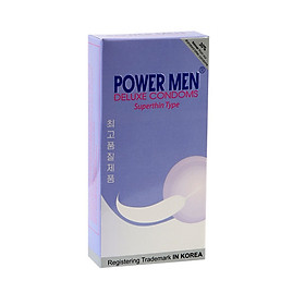 Bao cao su siêu mỏng Power Men Superthin Type Hộp 12 chiếc - Che tên sản phẩm