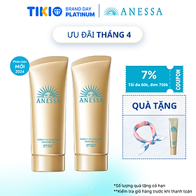 Bộ đôi 2 Kem chống nắng dạng gel bảo vệ hoàn hảo Anessa Perfect UV Sunscreen Skincare Gel 90g