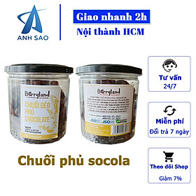 Chuối sấy dẻo phủ Chocolate BerryLand