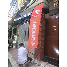 Cờ phướn quảng cáo hình cánh buồm - 1