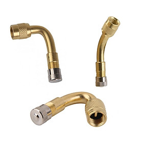 3PCS 45/90/135 Degree Wheel Tyre Valve Extension Stems for Car Motorcycle