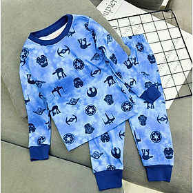 Đồ bộ bé trai, bộ ngủ dài tay cho bé trai size 8-25KG chất thun cotton mềm mịn mát