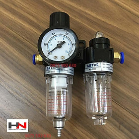 Mua lọc khí nén đôi afc200 có cút nối nhanh ống 8mm