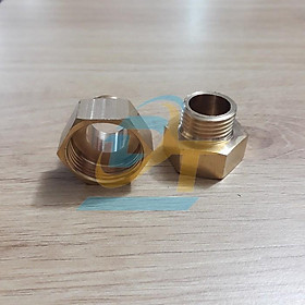 Mua Nối ren trong 27 ren ngoài 21 đồng thau