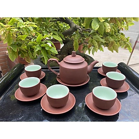 Mua Ấm Chén Trà Tử Sa Bát Tràng Tích Nâu