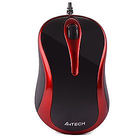 Chuột Quang Mini Có Dây USB A4Tech N350 1000 DPI - Hàng Chính Hãng