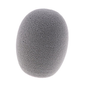 Durable Foam Mic Shield Windscreen Cover for Microphone Accessory Gray