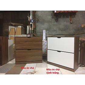 Kệ tủ giày thông minh cánh lật 2 tầng dài 80cm
