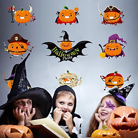 Decal trang trí Hallowen- bí ngô hải tặc- mã sp SK6073