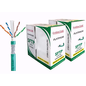 Mua Cáp Mạng Golden Link Platinum CAT6E SFTP 100m/305M (Màu XANH LÁ) - Hàng Chính Hãng