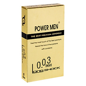Bao cao su Powermen INVI 0.03 Longshock