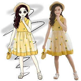 VL97Size110-160 (15-40kg)Đầm cho bé gái, kiểu dáng công chúaThời trang trẻ Em hàng quảng châu