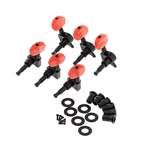 6pcs 3L 3R Guitar String Tuning Pegs Tuners Machine Heads Replacements Part
