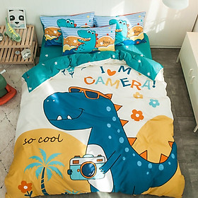 Bộ Set Chăn Ga Gối Nệm Dành Cho Giường Ngủ Và Vỏ Gối Cotton TICI ADU79 Bedding Đủ Kích Thước Trải Nệm 1m4, 1m6, 1m8 Chưa Gồm Chăn