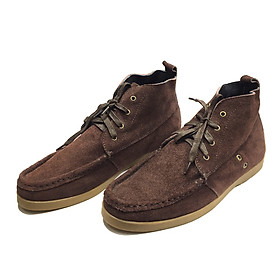 >> BÁO GIÁ GIÀY SNEAKER NAM PRO 80 CRACK | Shopee Lazada Sendo Tiki mới nhất 150 Giày sneaker nam nữ cao cổ buộc dây nâu da lộn đế bằng thời trang 1930 - Made in Viet Nam Sr7
