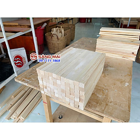 Mua  MS163  Thanh gỗ thông vuông 2cm x 2cm x dài 30cm + láng mịn 4 mặt