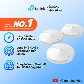 Bộ Phát Wifi Mesh TP-Link Deco M5 AC1300 (3 pack) - Hàng Chính Hãng