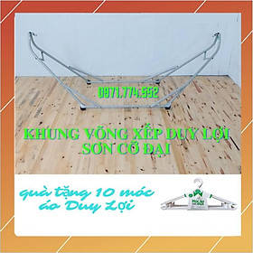 Mua KHUNG VÕNG XẾP DUY LỢI SƠN CỠ ĐẠI - QUÀ TẶNG 10 MÓC ÁO DUY LỢI
