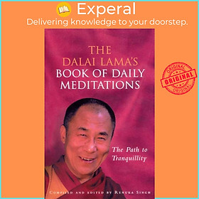 Sách - The Dalai Lama's Book Of Daily Meditations - The Path to Tranquillity by Renuka Singh (UK edition, paperback)