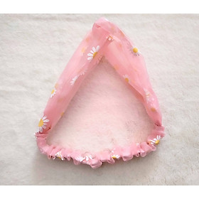 Băng đô cài tóc hoa cúc trẻ trung