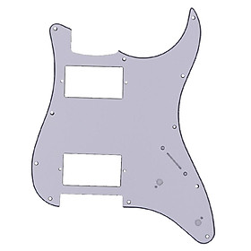 Bass Guitar Pick Guard Panel 2Ply for ST/SQ/  Guitar Bass Accessory White